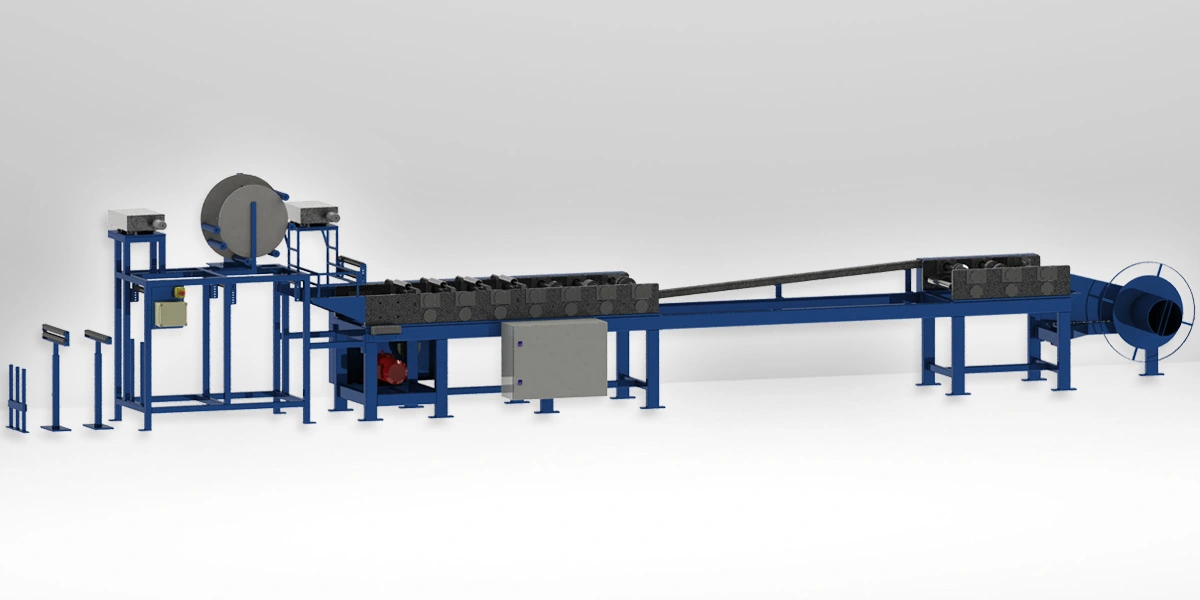 Flexible Duct Connector Machine - Connector Manufacturing Industrial Equipment | Piton Engineering